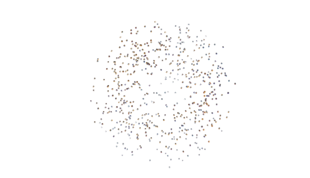 Abstract digital background of points and lines. Glowing plexus. Big data. Network or connection.