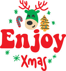 Enjoy Xmas Design | Christmas design | Merry christmas design | Merry christmas 2023