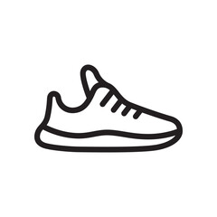 Sneakers icon. Sneakers flat sign design. Sneakers symbol pictogram. Sport shoe icon. Sport shoes sign. UX UI icon
