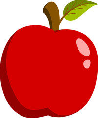 Apple flat vector design