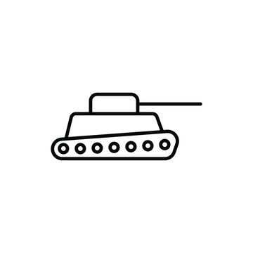 recommend clip art: Tank vector icon. Tank flat sign design. Military tank symbol pictogram. UX UI icon