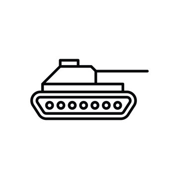 recommend clip art: Tank vector icon. Tank flat sign design. Military tank symbol pictogram. UX UI icon