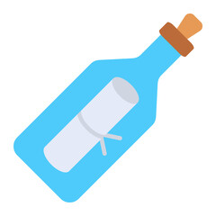 Message In Bottle Icon