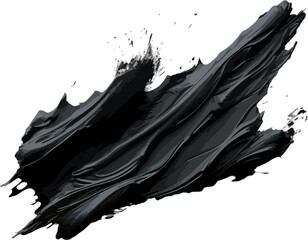 Black paint stroke clip art