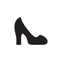 Women shoe vector icon. Woman shoe flat sign design. Women shoe symbol pictogram. UX UI icon