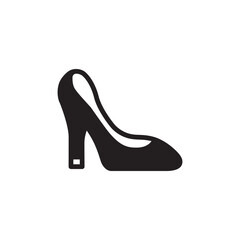 Women shoe vector icon. Woman shoe flat sign design. Women shoe symbol pictogram. UX UI icon