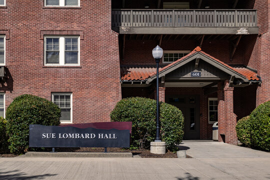 Ellensburg WA USA Sept 12 2023: Sue Lombard Hall at Central Washington University