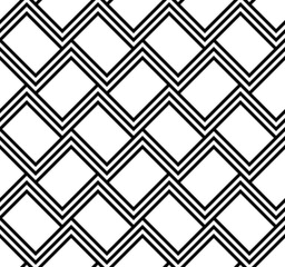 Vector seamless texture. Modern geometric background. Grid of broken lines.