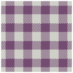 Checkered seamless fabric design. Plaid fabric pattern classic pattern. Decorative textile and fabric types vector graphics.	