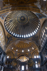 Fototapeta na wymiar Photo of Blue Mosque (Sultanahmet Camii) in Istanbul, Turkey