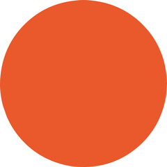 Orange silhouette of beautiful sun