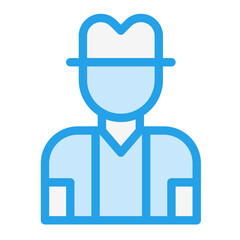 Traveller Vector Icon Design Illustration