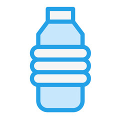Fototapeta premium Water bottle Vector Icon Design Illustration