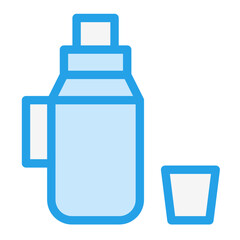 Thermos Vector Icon Design Illustration