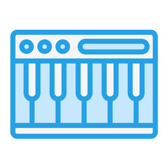 Piano Vector Icon Design Illustration