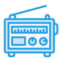 Radio Vector Icon Design Illustration