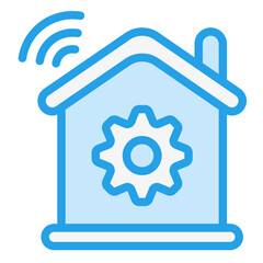 Smart Home Vector Icon Design Illustration