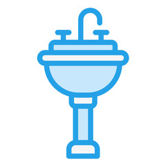 Sink Vector Icon Design Illustration