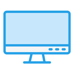 Computer Vector Icon Design Illustration