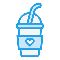 Smoothie Vector Icon Design Illustration