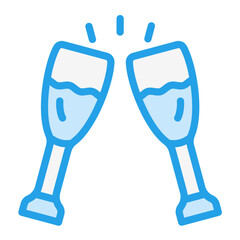 Glasses Vector Icon Design Illustration