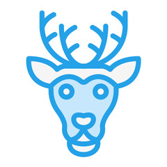 Reindeer Vector Icon Design Illustration