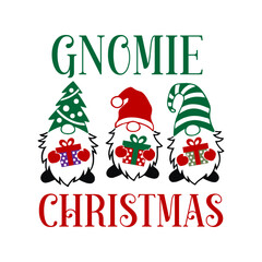 Gnomie Christmas T shirt design