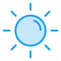 Sun Vector Icon Design Illustration