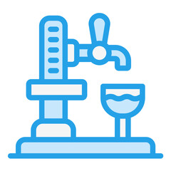Beer Tap Vector Icon Design Illustration