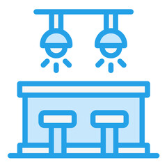 Bar Counter Vector Icon Design Illustration