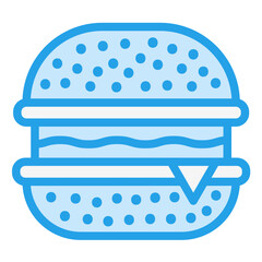 Burger Vector Icon Design Illustration