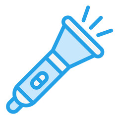 Fototapeta premium Flashlight Vector Icon Design Illustration