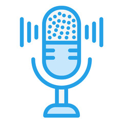 Microphone Vector Icon Design Illustration