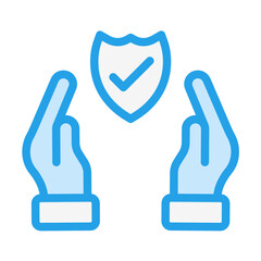 Obraz premium Protection Vector Icon Design Illustration
