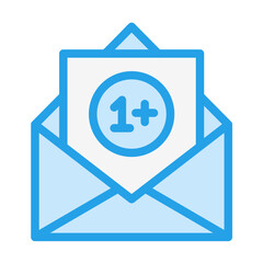 Obraz premium Unread Vector Icon Design Illustration