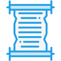 Scroll Vector Icon Design Illustration