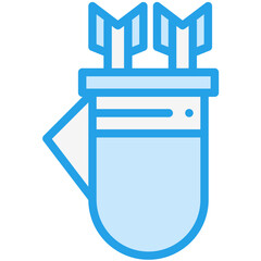 Quiver Vector Icon Design Illustration