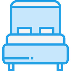 Bed Vector Icon Design Illustration