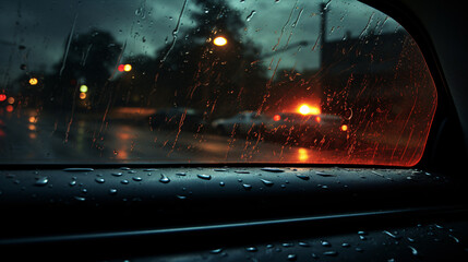 The evening brought a light rain.