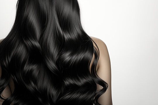 Schwarze Haare