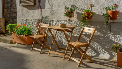 Green Garden Furniture Under the Sunlight