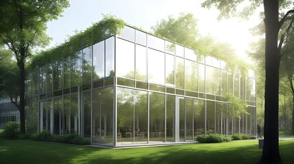 Obraz premium Building in the city