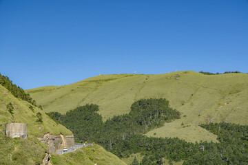 Fototapeta premium Landscape mountain view of Hehuanshan in Taroko national park at Taiwan