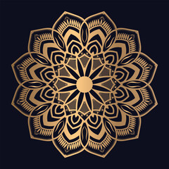 Arabic and islamic decorative mandala art for illustration icon vector