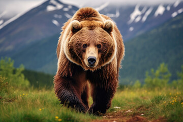 Brown bear in the wild