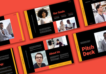 Bright and Bold Pitch Deck Layout