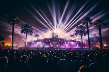 Super disco with vibrant lights, and stylish crowd. Experience the ultimate party atmosphere in an authentic location.