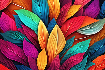 Abstract nature Leaves colorful background close up beautiful image