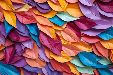 Obraz premium Beautiful abstract colorful leaves background