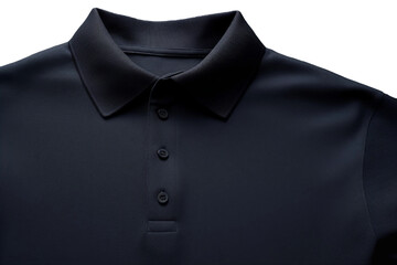 Navy Blue Polo Elegance on a transparent background.